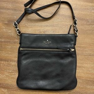 Black Kate Spade crossbody purse